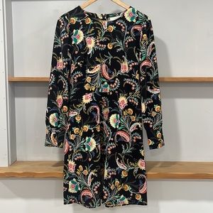 LOFT Paisley Print A- Line Dress, Size 6